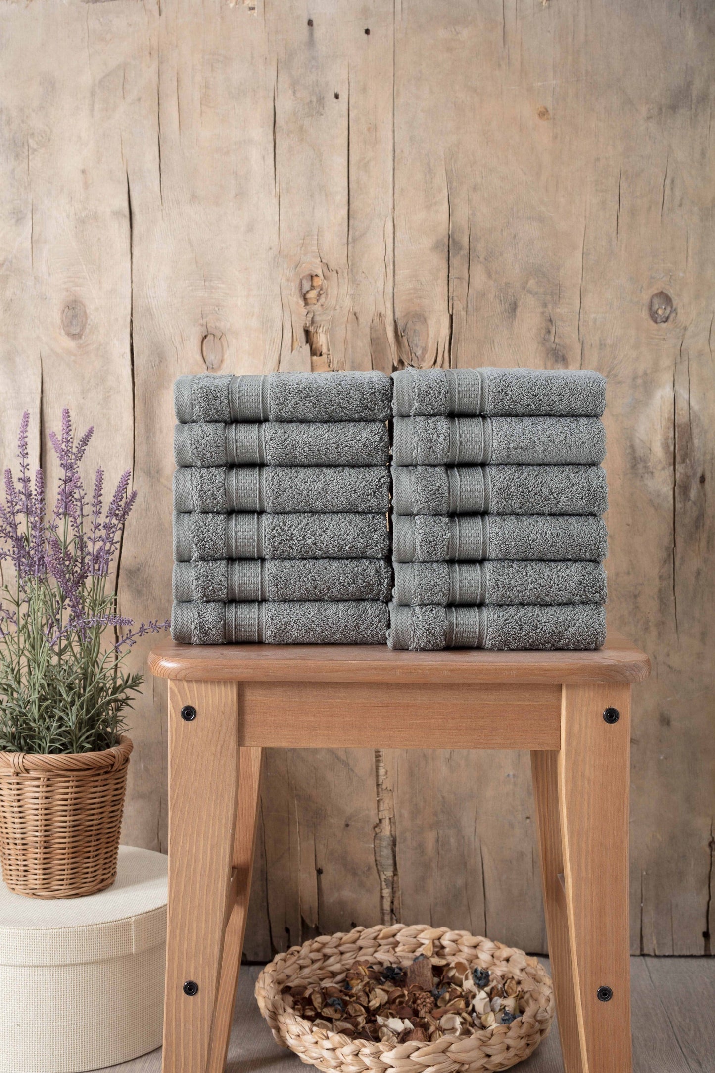Nimble Nook | Turkish Cotton Washcloth Set of 12