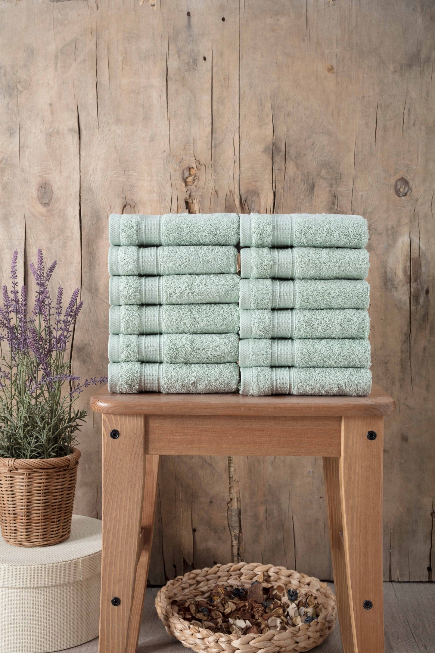 Nimble Nook | Turkish Cotton Washcloth Set of 12